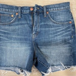 Madewell Jean shorts high waist